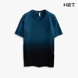 Áo thun thể thao nam nữ unisex co giãn bốn chiều H2T Fitness Ombre 1441