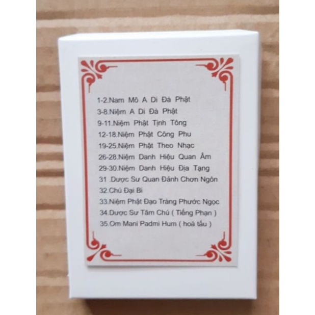 Máy niệm phật 35 bài kinh có thêm khe cắm thẻ nhớ kiểu dáng cổ điển