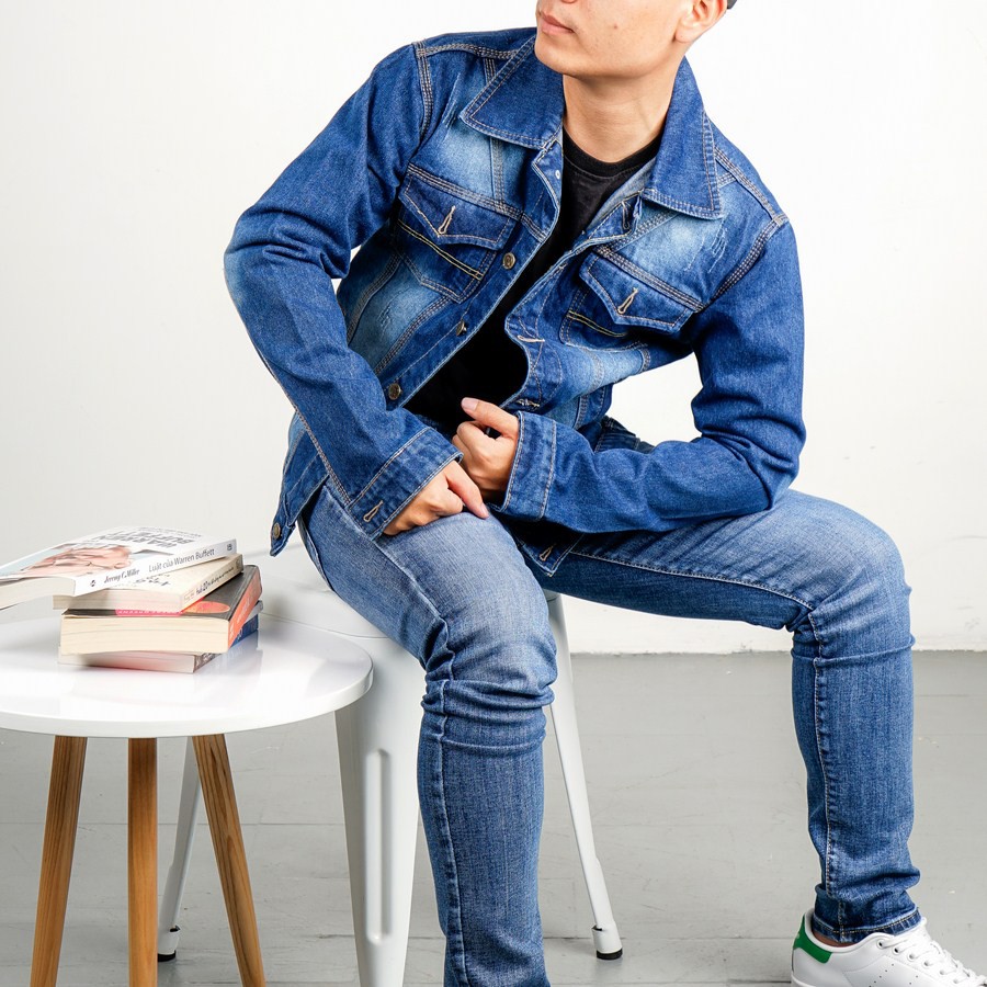 Áo khoác jean nam A85 (Xanh) MĐ | BigBuy360 - bigbuy360.vn