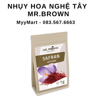 Nhụy hoa nghệ tây Saffron Safran Mr.Brown Das Original 1g - Xuất xứ Đức