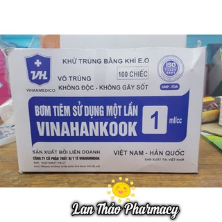 [HỘP 100 CÁI] BƠM TIÊM 1CC, 3CC, 5CC, 10CC GIÁ SỈ