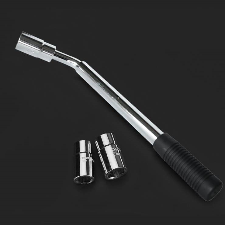 Bộ tay công và 4 đầu lục giác thay lốp ô tô, sửa xe máy… - HV Store 439