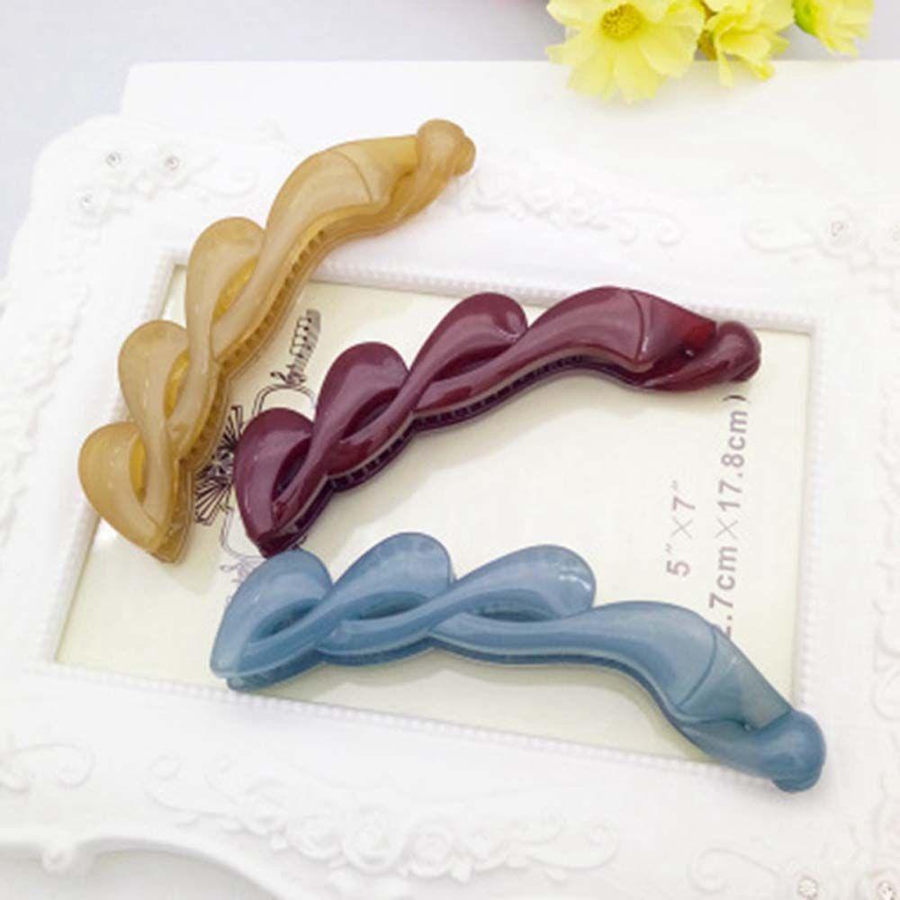 Set 2 Kẹp Tóc Dạng Đứng Chống Trượt Nhiều Màu Sắc Dành Cho Nữ