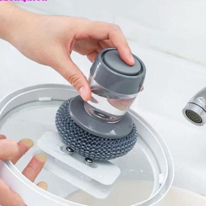Cọ xong nồi thông minh, có bình chứa nước rửa chén