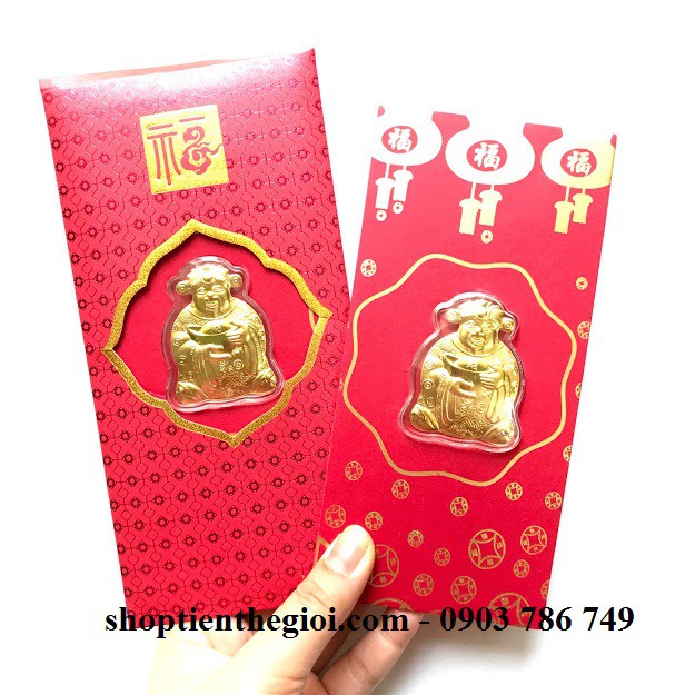 Bao lì xì thần tài vip Hong Kong món quà mang ý nghĩa tài lộc may mắn đầu năm 2020 - TMT COLLECTION - MS391