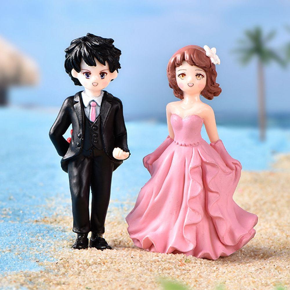 PATRICIA Set 2 Mô Hình Cặp Đôi Trang Trí Tiểu Cảnh