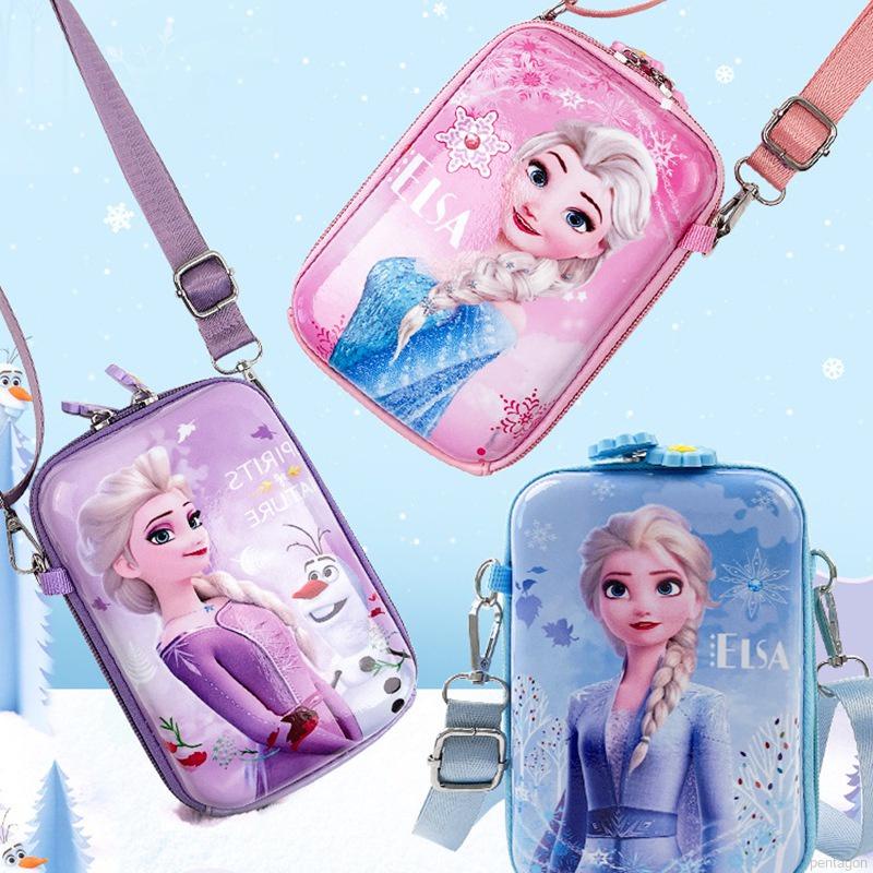 Túi đeo chéo hình hoạt hình Nữ hoàng băng giá cho bé