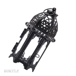 Moroccan Wrought Iron Tealight Candle Holder Home Wedding Decor Black
