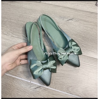 GIÀY BỆT NƠ LỤA G10 (Có sẵn)