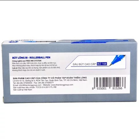 Bút Lông Bi Bizner BIZ-168  - Mực Xanh