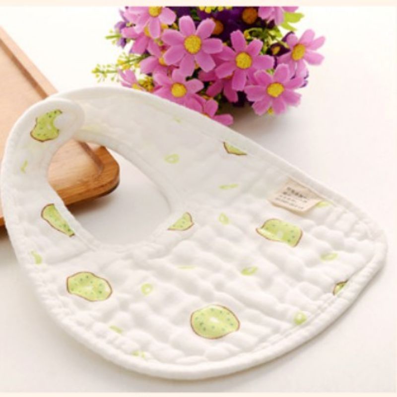 Yếm Xô Vuông 6 Lớp Cúc Bấm Cài Sau Nhiều Mẫu Cho Bé