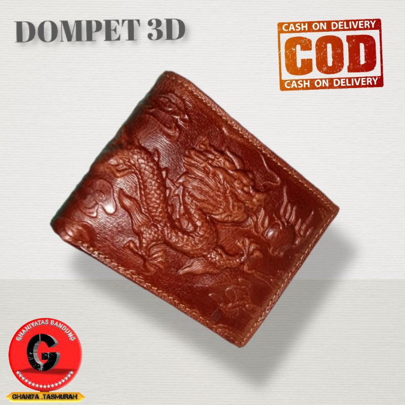 Ví Da Dập Nổi Hình Rồng 3d Sang Trọng