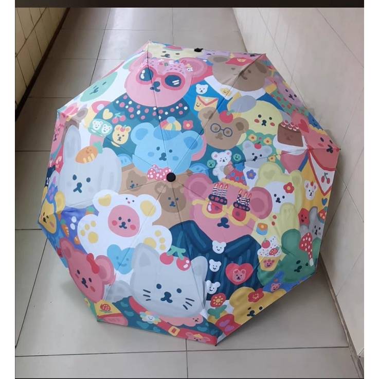 Ô, dù gấp gọn che nắng, mưa cầm tay  ngộ nghĩnh