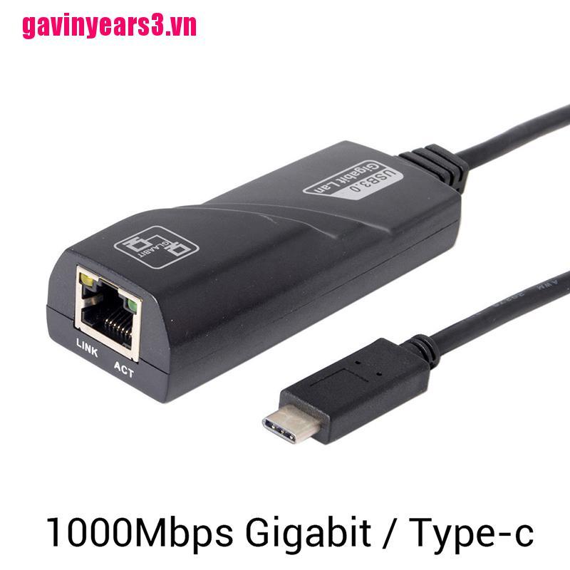 Dây Cáp Chuyển Đổi Usb-C Sang Rj45 Gigabit Ethernet Lan 1000mbps | BigBuy360 - bigbuy360.vn