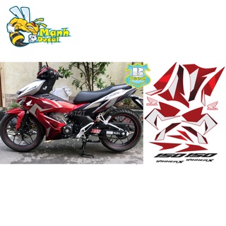 Ten rời xe winner X mẫu zin bạc đỏ