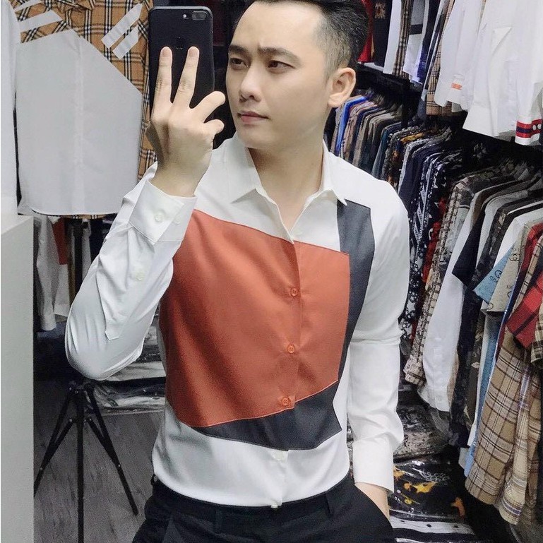 Sơ Mi Nam Lụa Trơn Mịn Không Nhăn Không Pai Không Xù