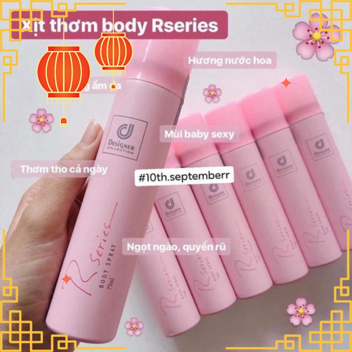 Xịt thơm body Rseries Body Spray 75ml