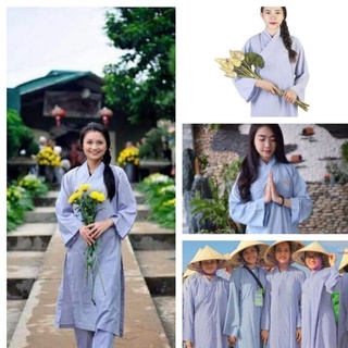 ÁO TRÀNG  PHẬT TỬ ADIĐÀ VẢI SILK