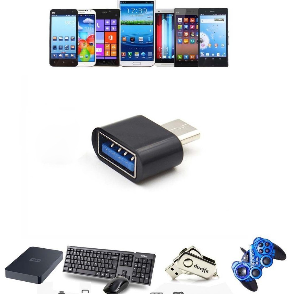 Cáp chuyển đổi từ Micro USB (Đực) sang USB (Cái)