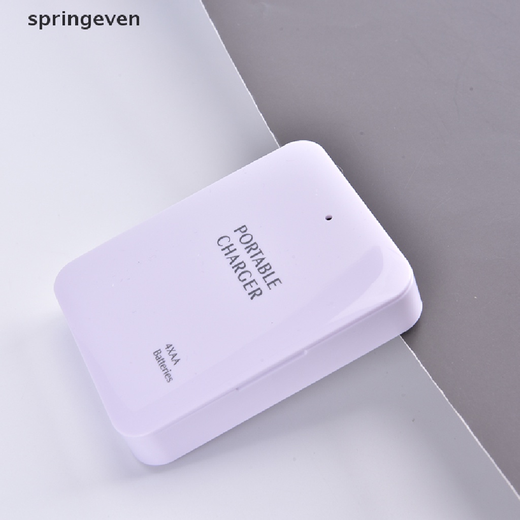 springeven 4 Slots AA Batteries External USB Rechargeable AA Lithium Battery Charger Box RFT
