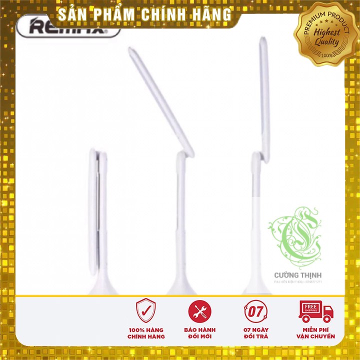 [ chính hãng 100% ] REMAX RT-E185 TIME SERIES LED: Đèn bàn LED tích điện chống cận 3 chế độ sáng - Hiển thị