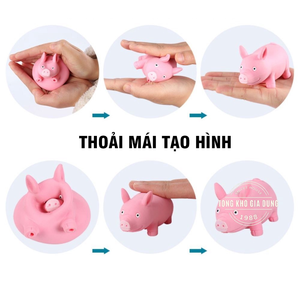 Đồ Chơi Con Heo Xả Stress SIÊU HÓT ❤️RẺ VÔ ĐỐI❤️ Heo Dẻo Bóp Mềm Co Dãn Đàn Hồi Ngộ Nghĩnh Giải Tỏa Căng Thẳng