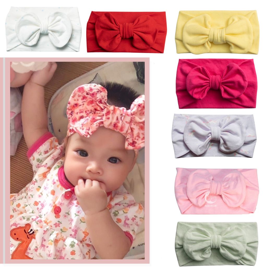 Băng Đô Thắt Nơ Đội Đầu Cho bé  FREESHIP  Turban Nơ Nhiều Màu Cho Bé Gái