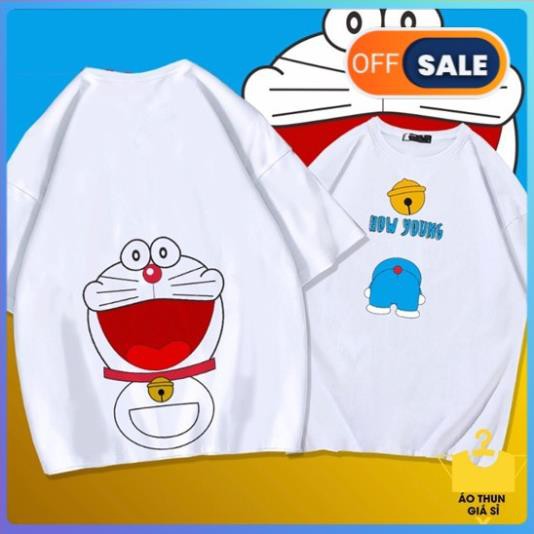 SALE- ÁO THUN IN ẢNH DOREMON DỄ THƯƠNG SIÊU HOT ĐỦ MÀU ĐỦ SIZE - cực chất
