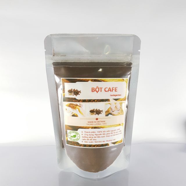 100g Bột tắm cafe nguyên chất