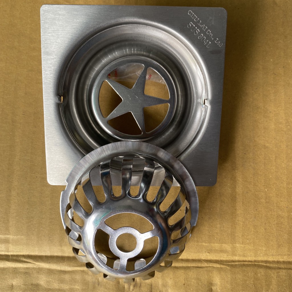 Cầu thoát nước sân thượng ban công inox 304 100% loại tốt hàng đẹp dày 1.5 ly