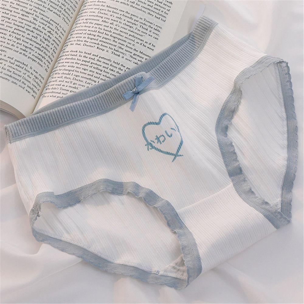 Quần Lót Cotton Lưng Vừa Họa Tiết Hoa Thời Trang Cho Nữ