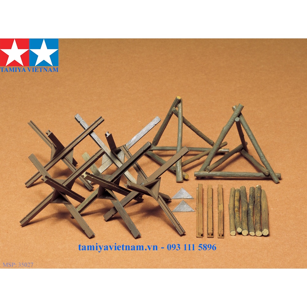 35027 Mô hình hàng rào 1/35 SCALE BARRICADE SET