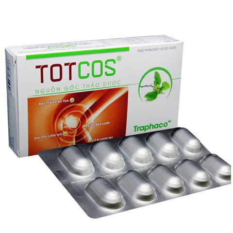 Totcos - Hỗ trợ làm giảm các triệu chứng đau vai gáy, tê bì chân tay và làm giảm đau nhức xương khớp