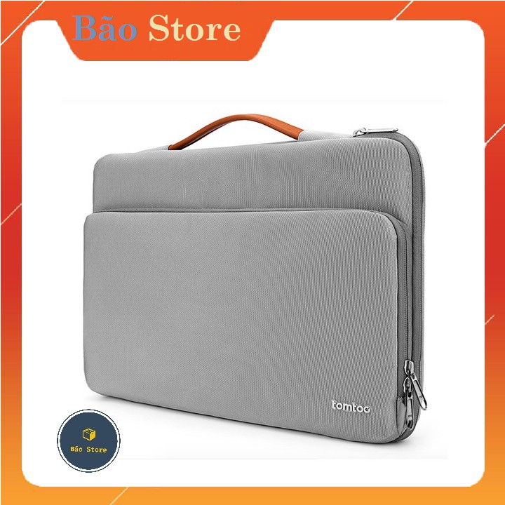 Túi Xách Chống Sốc Laptop/Macbook [ FREESHIP] TÚI XÁCH CHỐNG SỐC TOMTOC BRIEFCASE -SLIVER (T082) | BigBuy360 - bigbuy360.vn