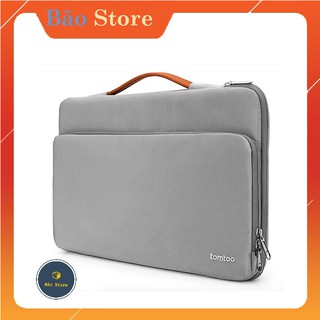Túi Xách Chống Sốc Laptop/Macbook [ FREESHIP] TÚI XÁCH CHỐNG SỐC TOMTOC BRIEFCASE -SLIVER (T082)
