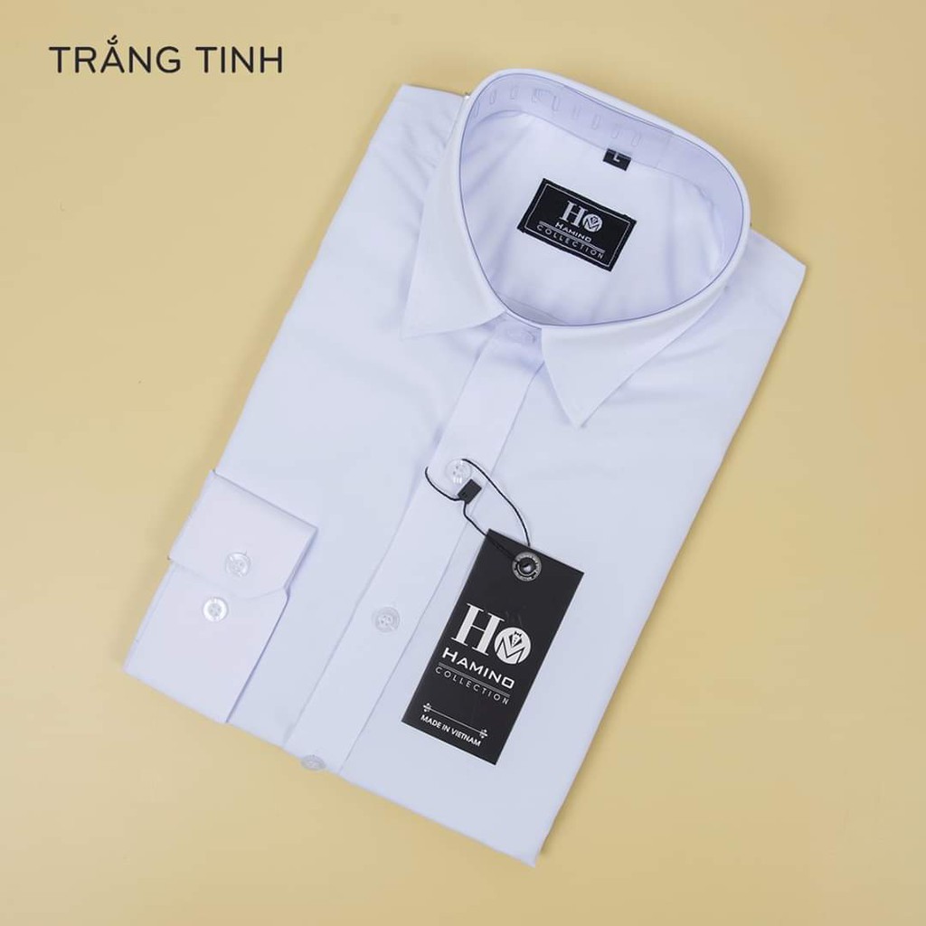 Sơ mi nam dài tay cao cấp VNXK may kỹ vải lụa giày Co Giãn Chống Nhăn Kiểu Dáng | BigBuy360 - bigbuy360.vn