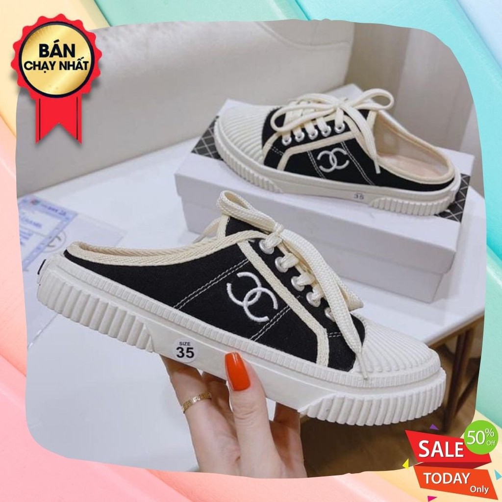 Sục Chanel Mẫu Mới Siêu Nhẹ Độn Đế 3cm
