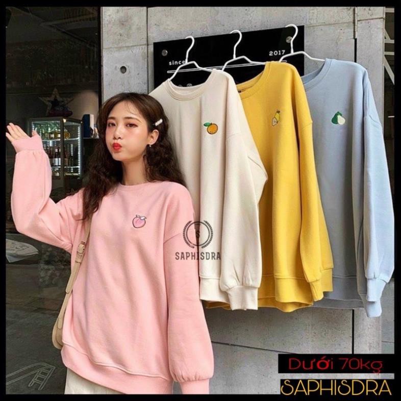 Áo Thun Tay Dài Nam Nữ Unisex Thời Trang Cao Cấp Áo Thun Sweater Cặp Đôi Đẹp Form Rộng - Saphisdra ❤️