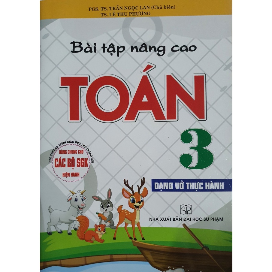 Sách - Bài Tập Nâng cao Toán lớp 3 Dạng Vở thực Hành ( Dùng Chung Cho Các Bộ Sách Giáo Khoa Hiện Hành