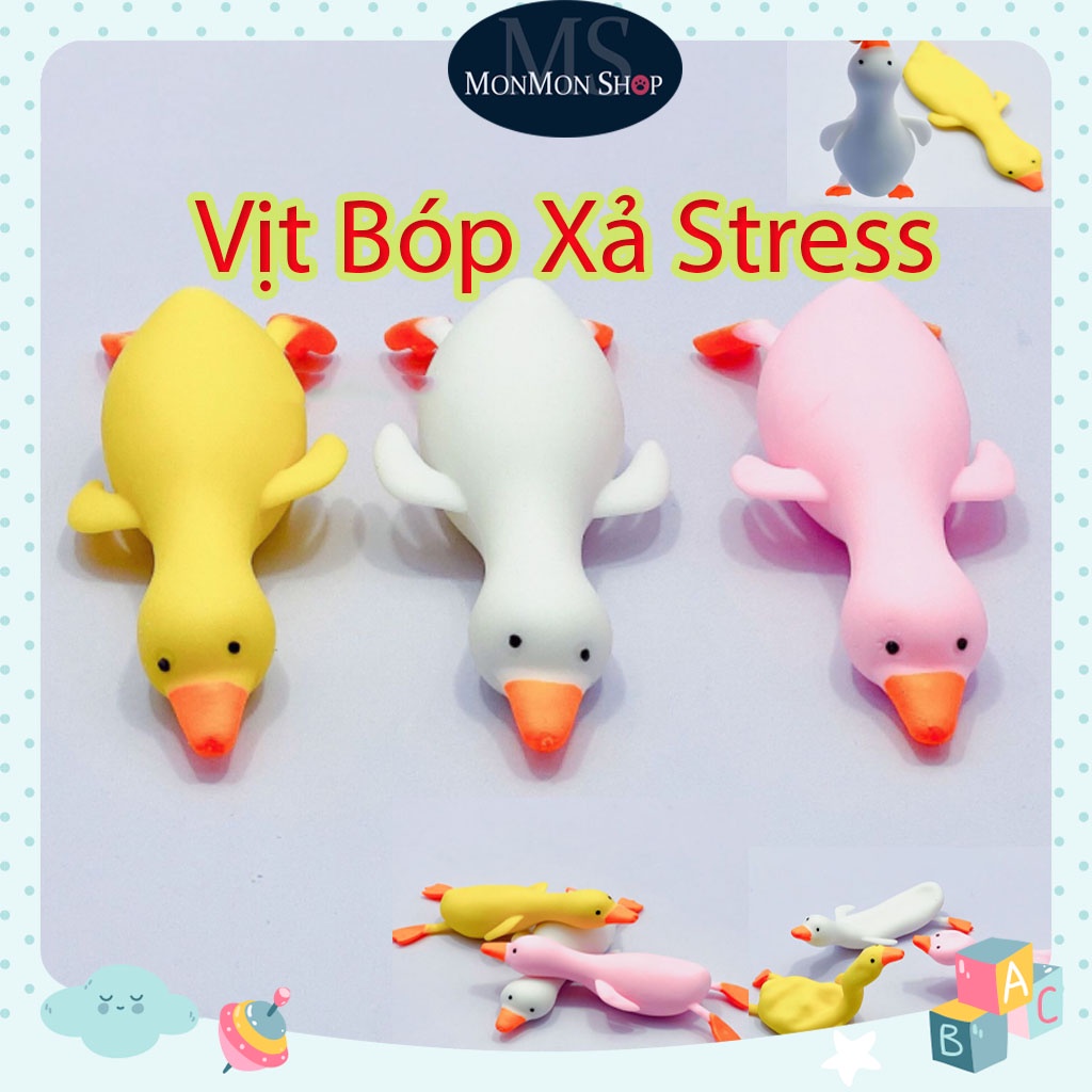 ĐỒ CHƠI VỊT BÓP XẢ STRESS/ Squishy Vịt Bóp GIẢM CĂNG THẲNG CUTE chất lượng đảm bảo