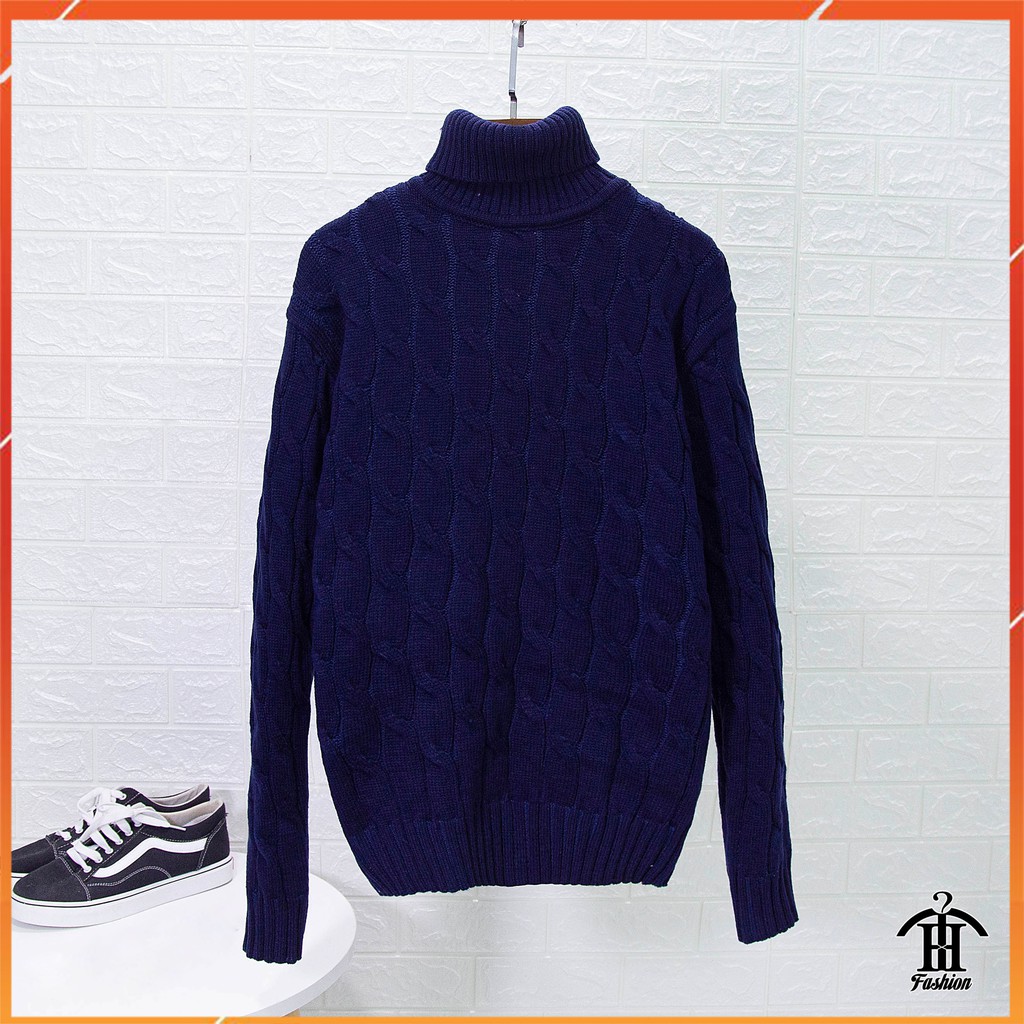 Áo len nam cổ lọ vặn thừng ấm áp kiểu dáng hàn quốc AL116 | BigBuy360 - bigbuy360.vn