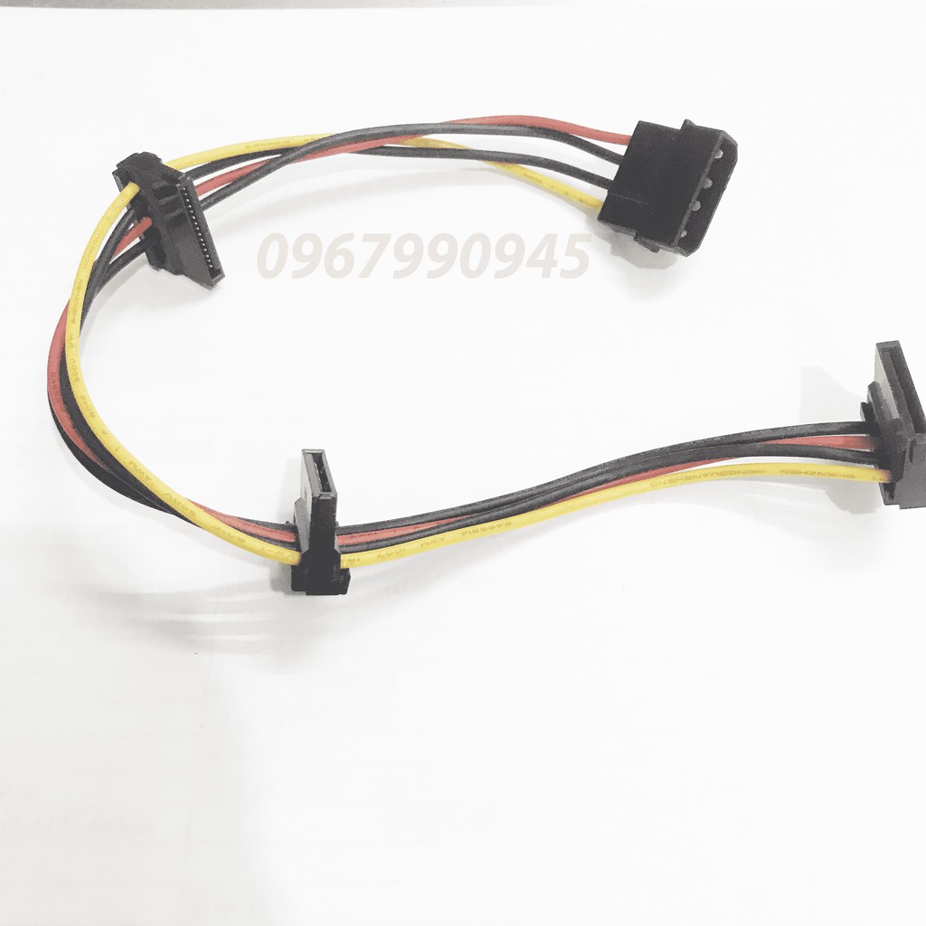 Cáp chia 3 cổng Sata từ chân Ata Molex loại tốt - TQCAP002