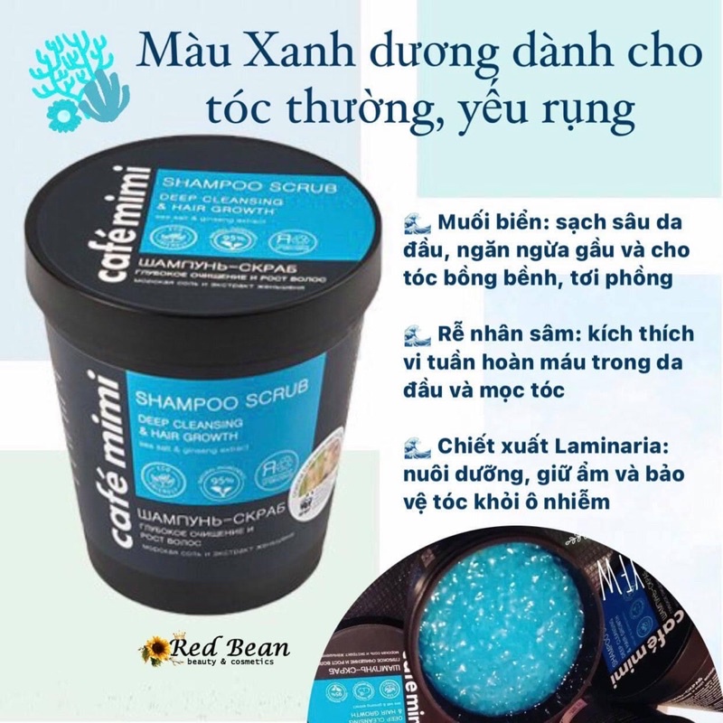 TẨY DA CHẾT TÓC CAFE MINI LÀM SẠCH NUÔI DƯỠNG TÓC