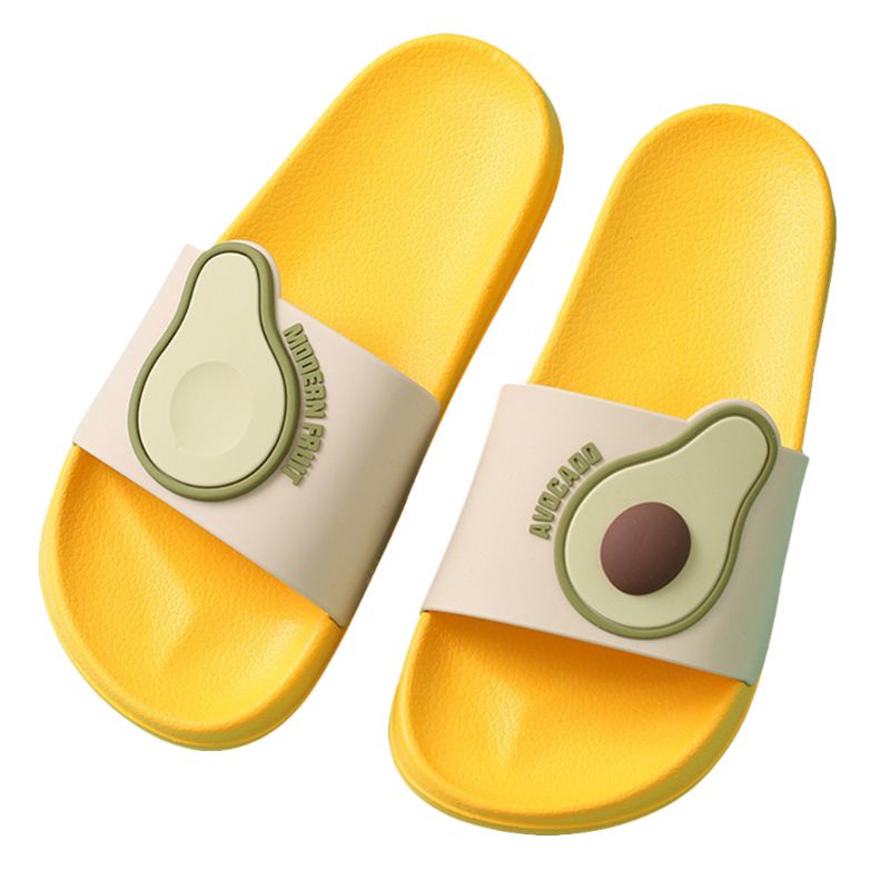 Youyo Dép Kẹp Đi Biển Chống Trượt Sáng Mùa Hè Hình Trái Bơ Dễ Thương Cho Cặp