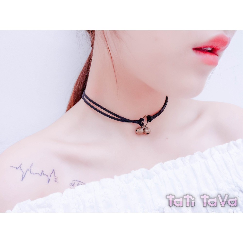 VÒNG CỔ CHOCKER 2 CHUÔNG KUTE Tatitava