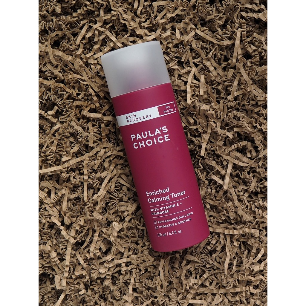 Nước hoa hồng phục hồi độ ẩm Paula's Choice Skin Recovery Enriched Calming Toner 190ml