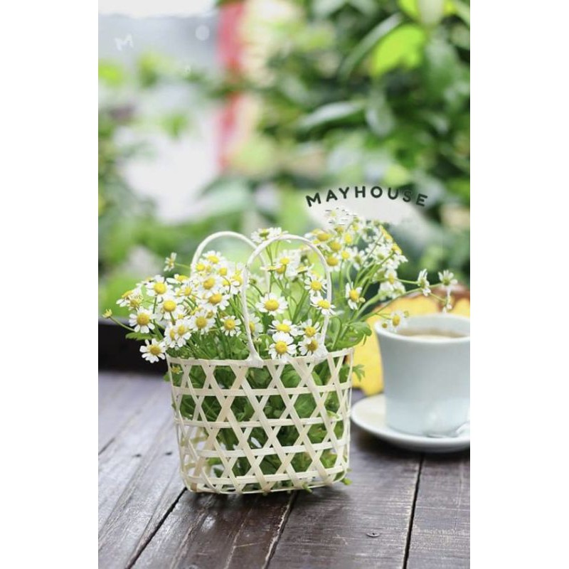Giỏ đựng hoa trang trí, decor