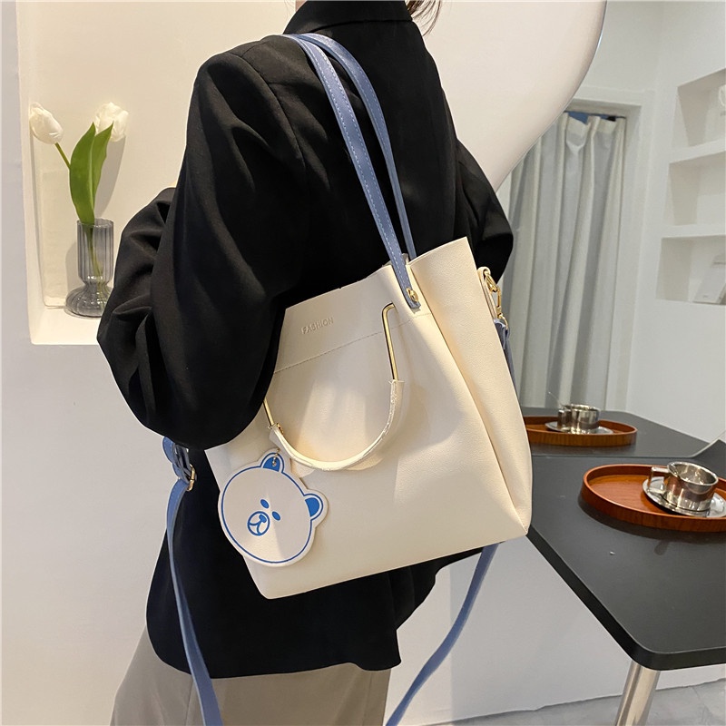 Túi tote Đeo Chéo Màu Trơn Cỡ Lớn Thời Trang Mới 2022 Gylb1355