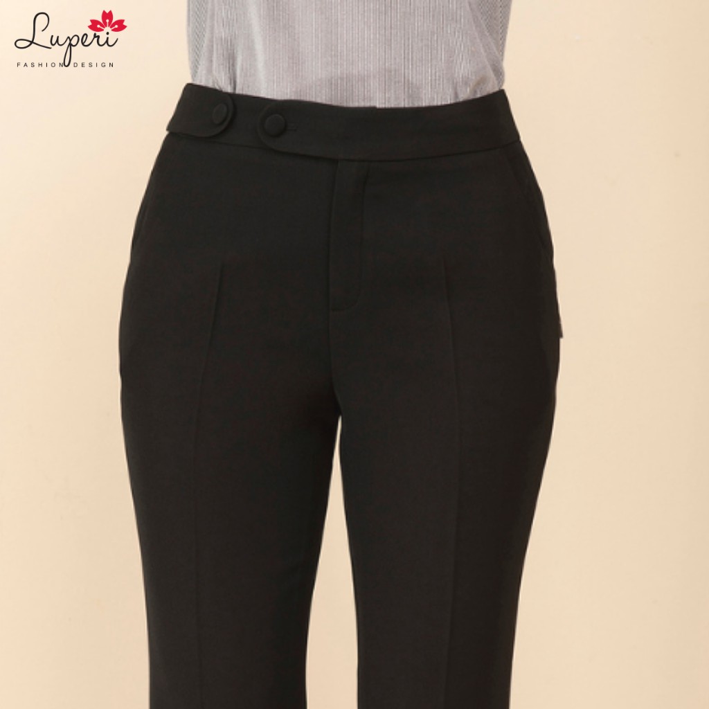 Quần Baggy Nữ Công Sở Cao Cấp LUPERI LFQD285 Vải Không Nhăn Không Xù Không Cắn Chỉ