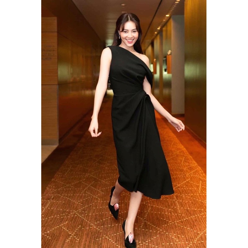 Đầm ôm body dự tiệc | Đầm ôm body trễ vai | 🚗 FREE SHIP 🚗 | vải Tuyết Mưa cá tính sang trọng - MN120 - Đầm Váy Mina | BigBuy360 - bigbuy360.vn